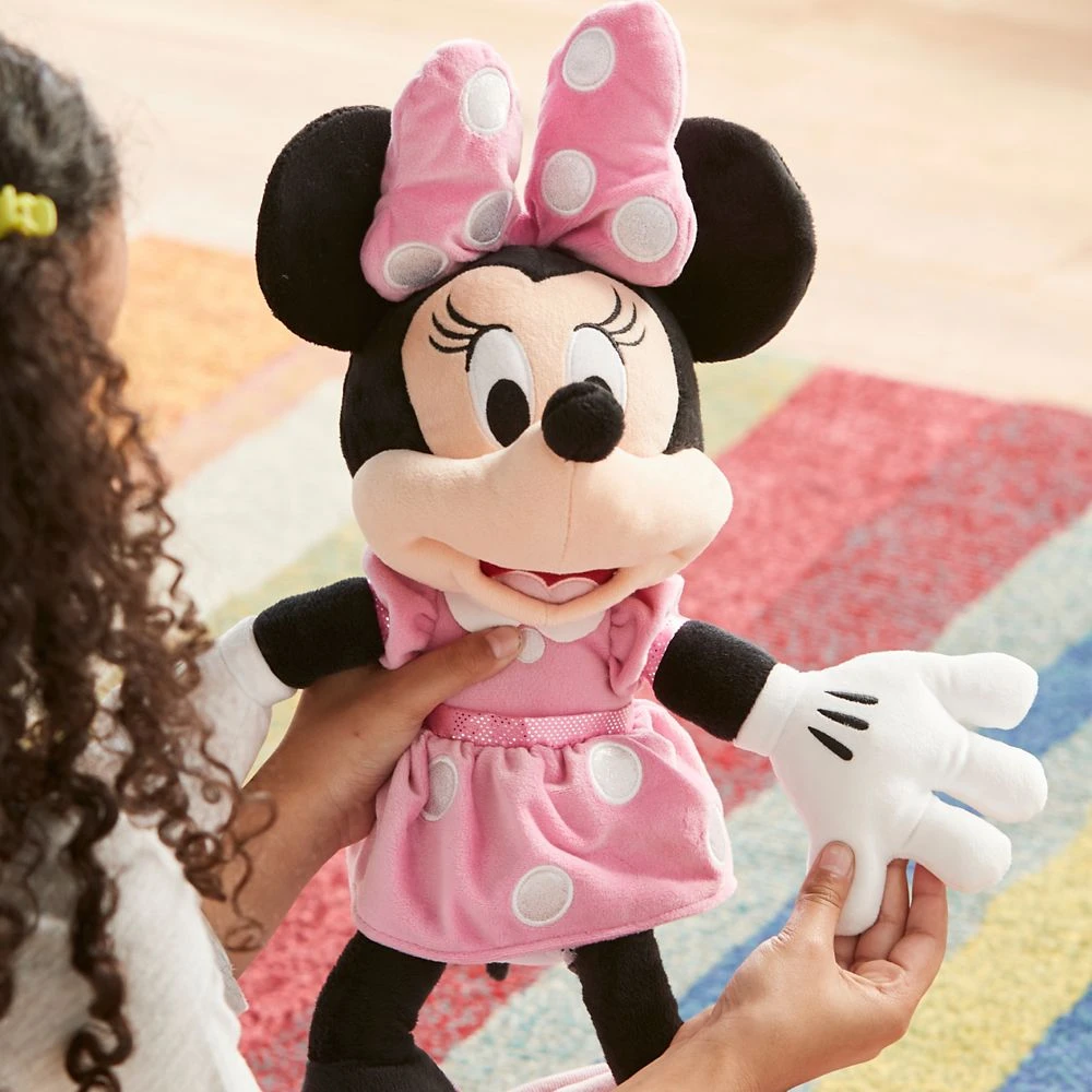 Disney Minnie Mouse Plush – Pink – Medium 17 3/4'' 1 Disney Minnie Mouse Plush – Pink – Medium 17 3/4''