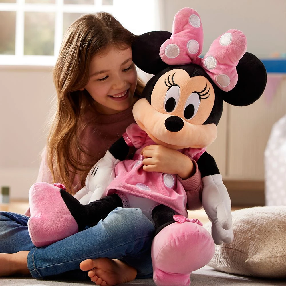 Disney Minnie Mouse Plush – Pink – Large 21 1/4'' 1 Disney Minnie Mouse Plush – Pink – Large 21 1/4''