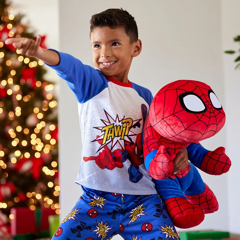 Disney Spider-Man Cuddleez Plush – Large 23 1/2'' 2 Disney Spider-Man Cuddleez Plush – Large 23 1/2'' - Image 2