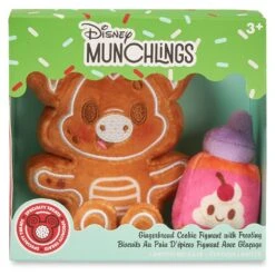 Figment Gingerbread Cookie With Frosting Disney Munchlings Plush – Micro 4 3/4'' – Limited Release -Fashion Clothing Store 1517041283860 3