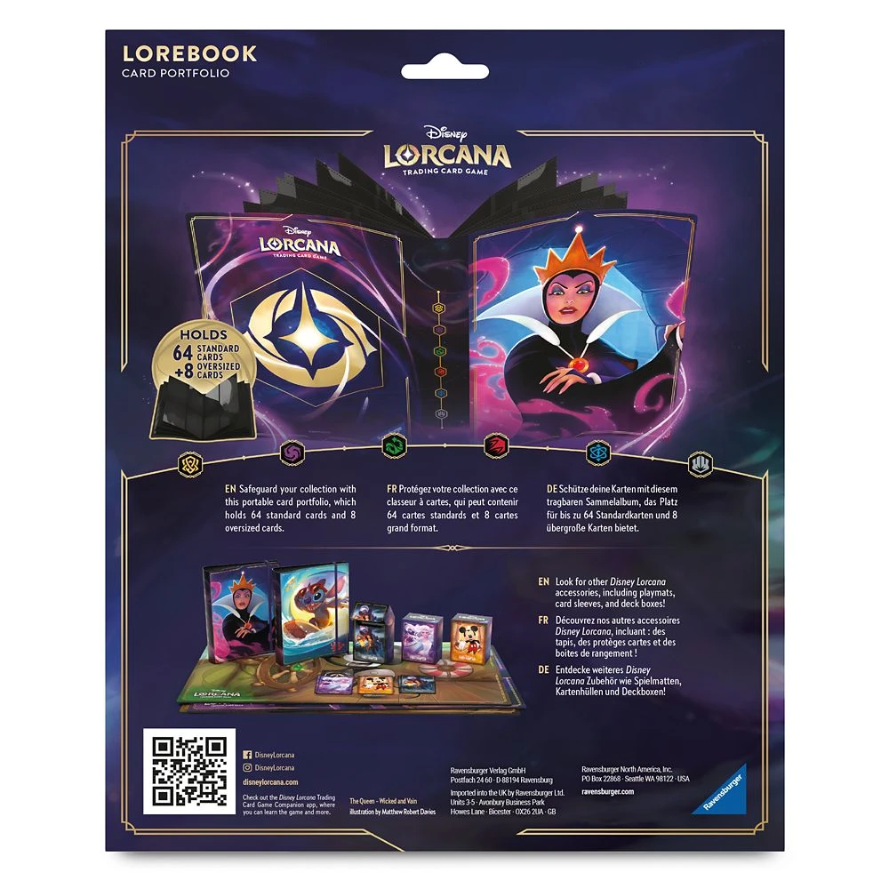 Evil Queen Lorebook Card Portfolio By Ravensburger – Disney Lorcana Trading Card Game – Snow White And The Seven Dwarfs 5 Evil Queen Lorebook Card Portfolio By Ravensburger – Disney Lorcana Trading Card Game – Snow White And The Seven Dwarfs - Image 5