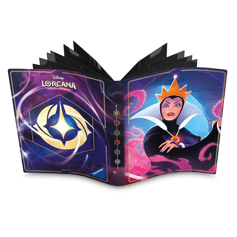 Evil Queen Lorebook Card Portfolio By Ravensburger – Disney Lorcana Trading Card Game – Snow White And The Seven Dwarfs 1 Evil Queen Lorebook Card Portfolio By Ravensburger – Disney Lorcana Trading Card Game – Snow White And The Seven Dwarfs