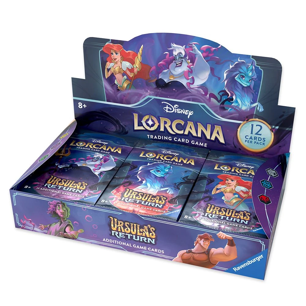 Disney Lorcana Trading Card Game By Ravensburger – Ursula's Return – Booster Tray 1 Disney Lorcana Trading Card Game By Ravensburger – Ursula's Return – Booster Tray