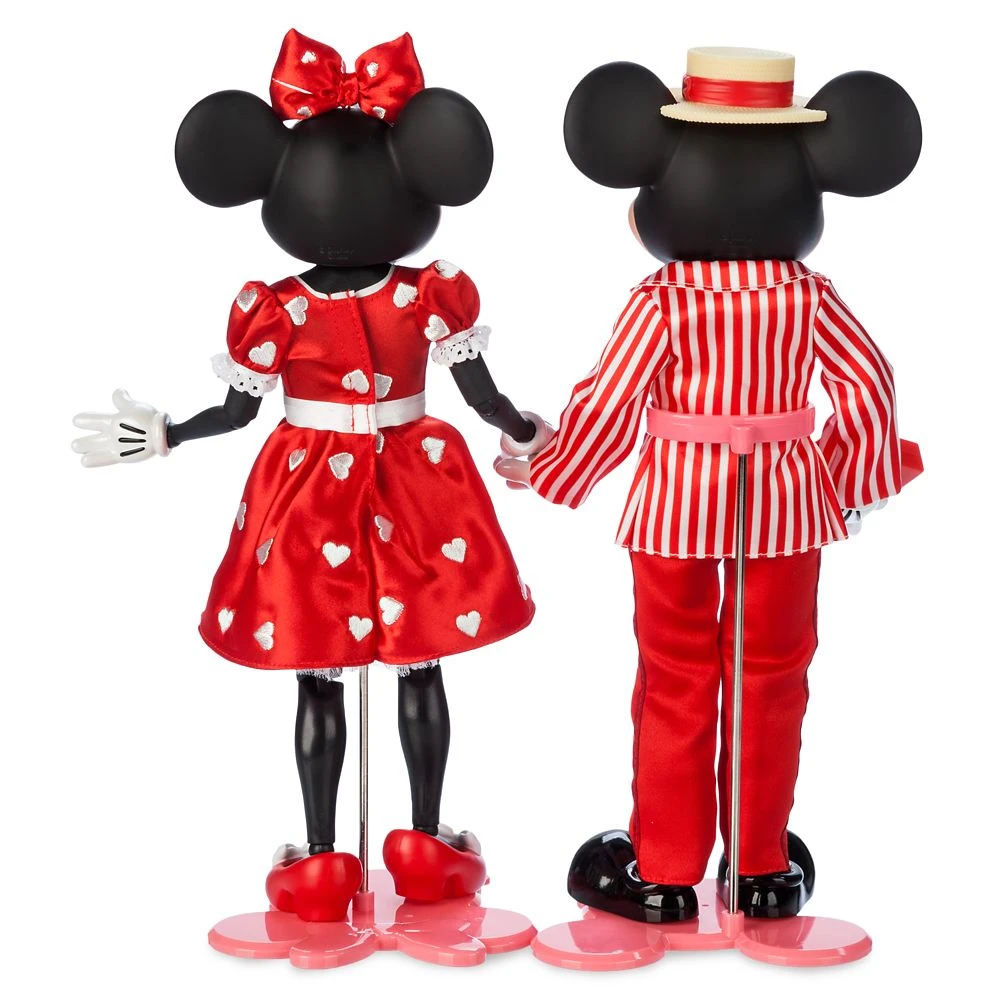 Disney Mickey Mouse And Minnie Mouse Valentine's Day Limited Edition Doll Set – 12'' 3 Disney Mickey Mouse And Minnie Mouse Valentine's Day Limited Edition Doll Set – 12'' - Image 3