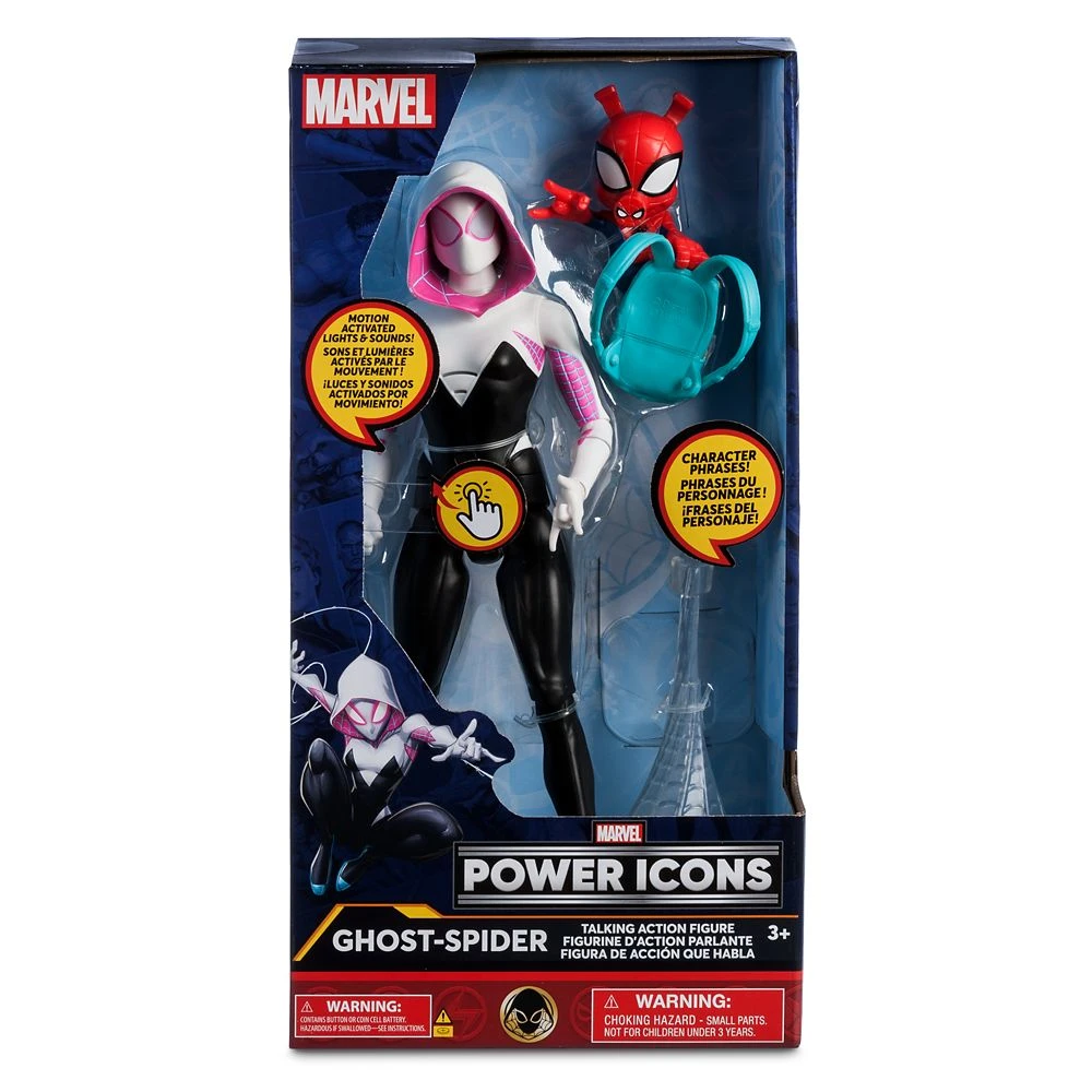 Disney Ghost-Spider Talking Action Figure – Spider-Man: Across The Spider-Verse 7 Disney Ghost-Spider Talking Action Figure – Spider-Man: Across The Spider-Verse - Image 7