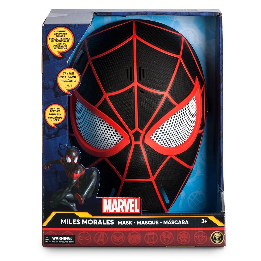 Disney Miles Morales Light-Up Mask – Spider-Man: Across The Spider-Verse 11 Disney Miles Morales Light-Up Mask – Spider-Man: Across The Spider-Verse - Image 11