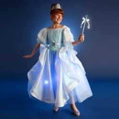Disney Cinderella Light-Up Costume For Kids With Interactive Light-Up Wand And Tiara By A Leading Role -Fashion Clothing Store 2841107379256 9