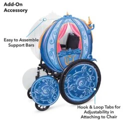 Disney Cinderella Coach Wheelchair Cover Set By Disguise -Fashion Clothing Store 2842048379050 2