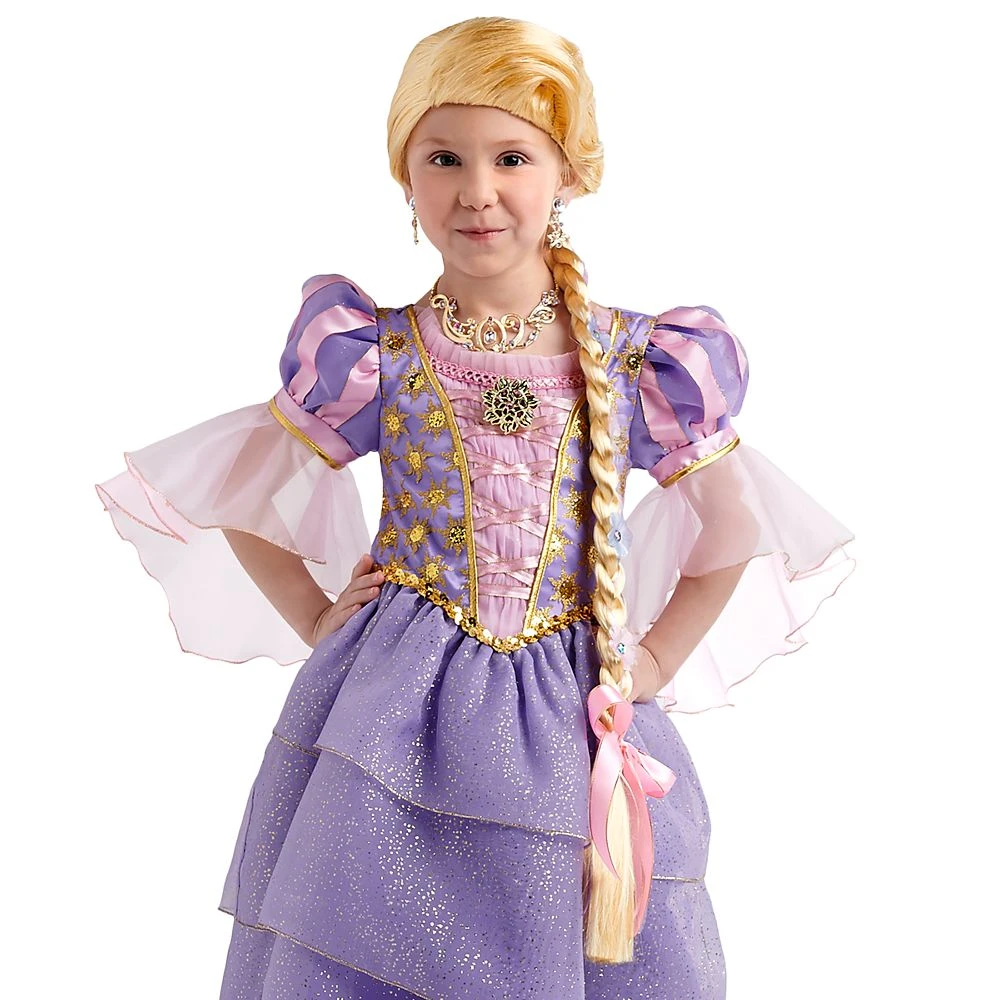 Disney Rapunzel Costume Wig With Braid – Tangled 2 Disney Rapunzel Costume Wig With Braid – Tangled - Image 2