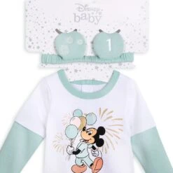 Disney Mickey Mouse First Birthday Layette Set 11 Disney Mickey Mouse First Birthday Layette Set -Fashion Clothing Store 4045057344030 5