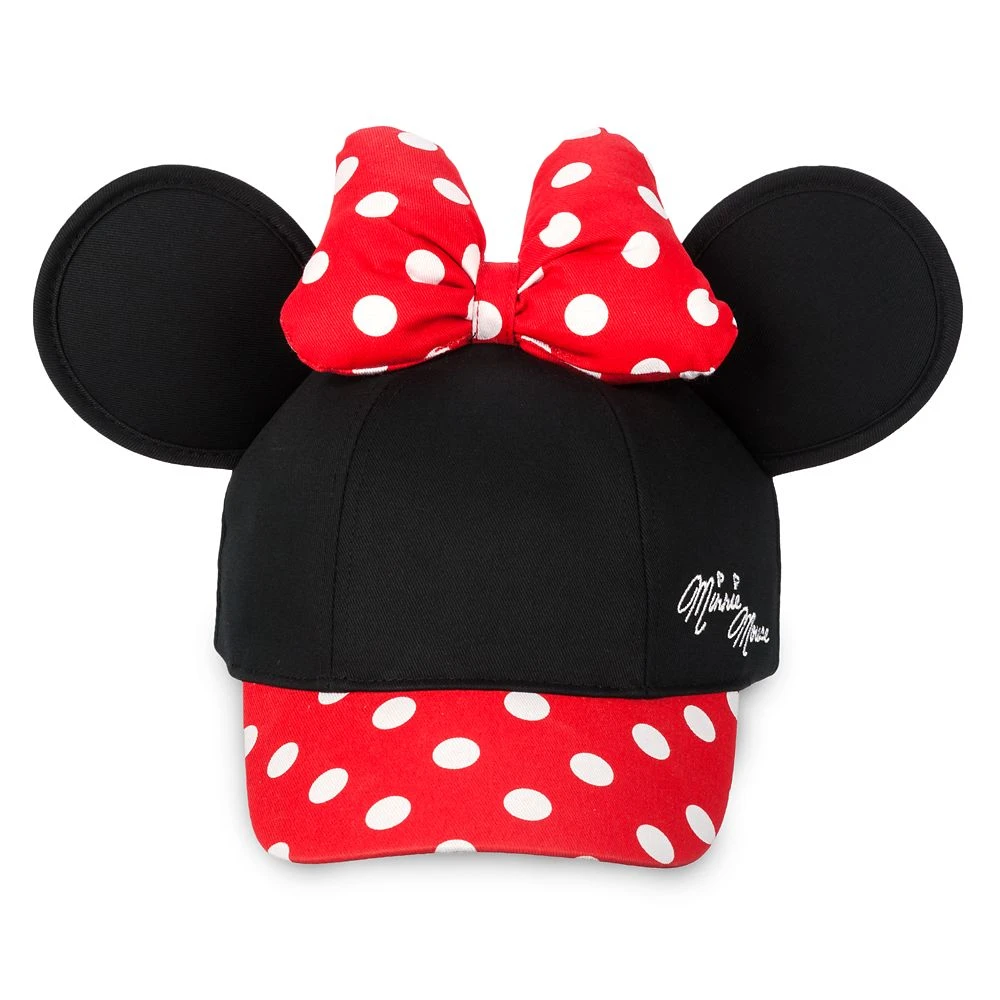 Minnie Mouse Ear Baseball Cap For Kids – Walt Disney World 1 Minnie Mouse Ear Baseball Cap For Kids – Walt Disney World