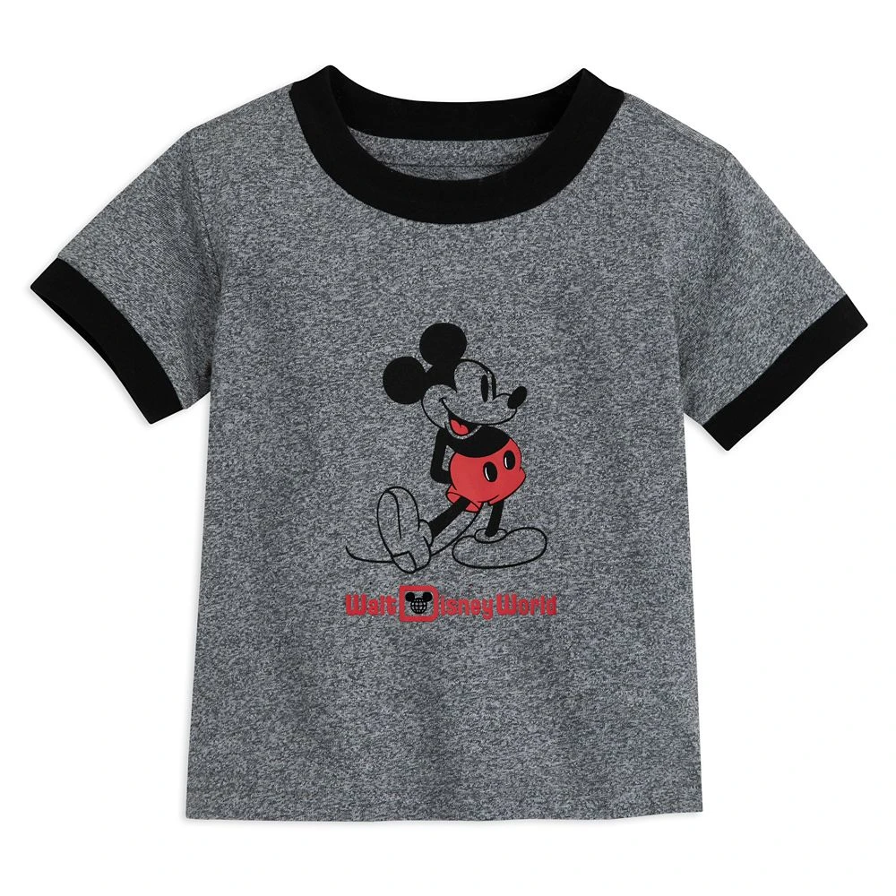 Mickey Mouse Standing Ringer T-Shirt For Baby – Walt Disney World 1 Mickey Mouse Standing Ringer T-Shirt For Baby – Walt Disney World