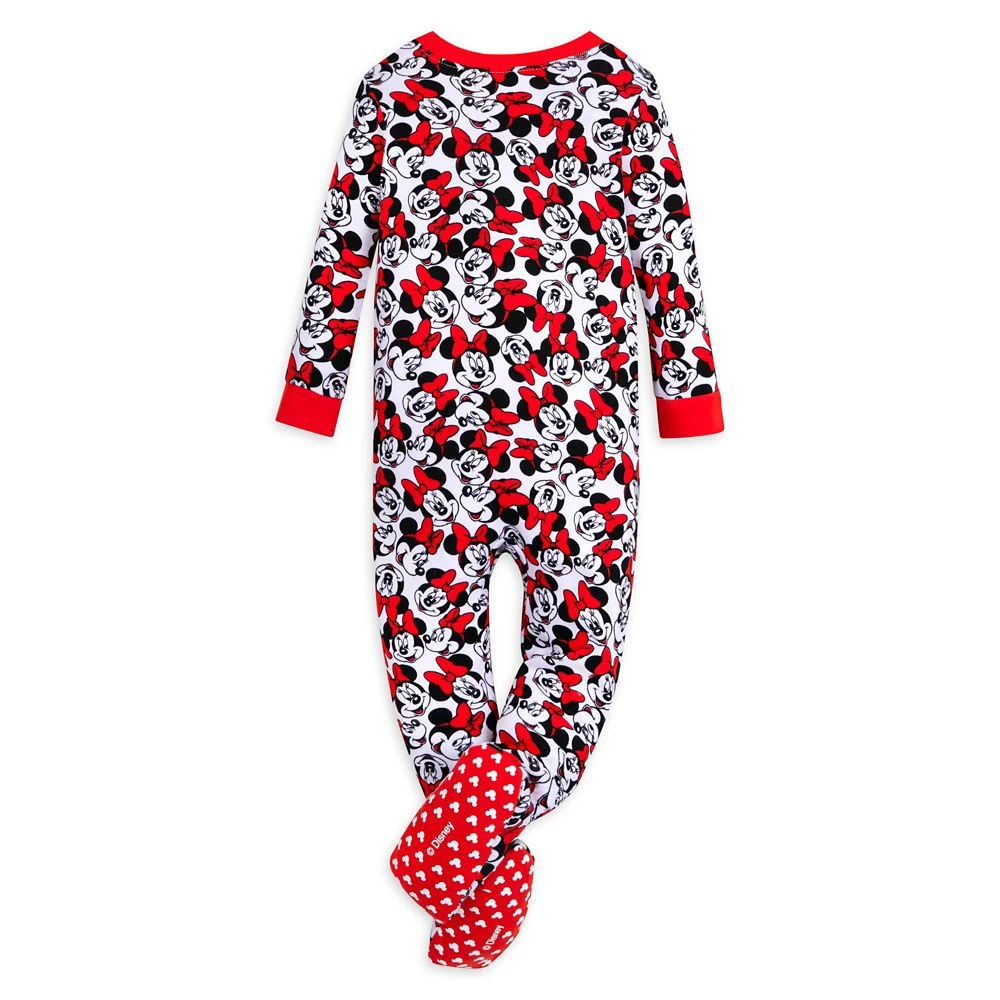 Disney Minnie Mouse Long Sleeve Stretchie Sleeper For Baby 3 Disney Minnie Mouse Long Sleeve Stretchie Sleeper For Baby - Image 3