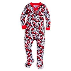 Disney Minnie Mouse Long Sleeve Stretchie Sleeper For Baby