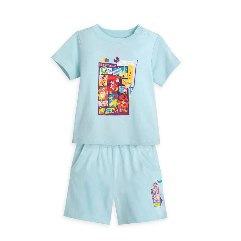 Mickey Mouse And Friends Play In The Park T-Shirt And Shorts Set For Baby – Disneyland 1 Mickey Mouse And Friends Play In The Park T-Shirt And Shorts Set For Baby – Disneyland