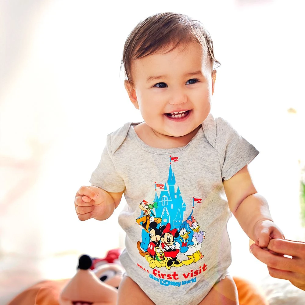 Mickey Mouse And Friends ''My First Visit'' Bodysuit For Baby – Walt Disney World 2 Mickey Mouse And Friends ''My First Visit'' Bodysuit For Baby – Walt Disney World - Image 2