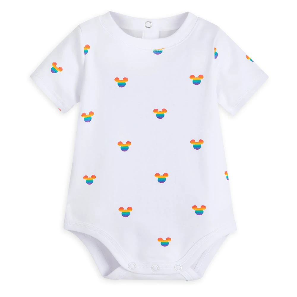 Mickey Mouse Icon Bodysuit And Shorts Set For Baby – Disney Pride Collection 2 Mickey Mouse Icon Bodysuit And Shorts Set For Baby – Disney Pride Collection - Image 2
