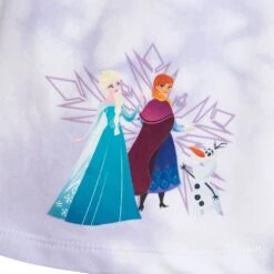 Disney Frozen Tie-Dye Dress For Girls -Fashion Clothing Store 5002057390255 4