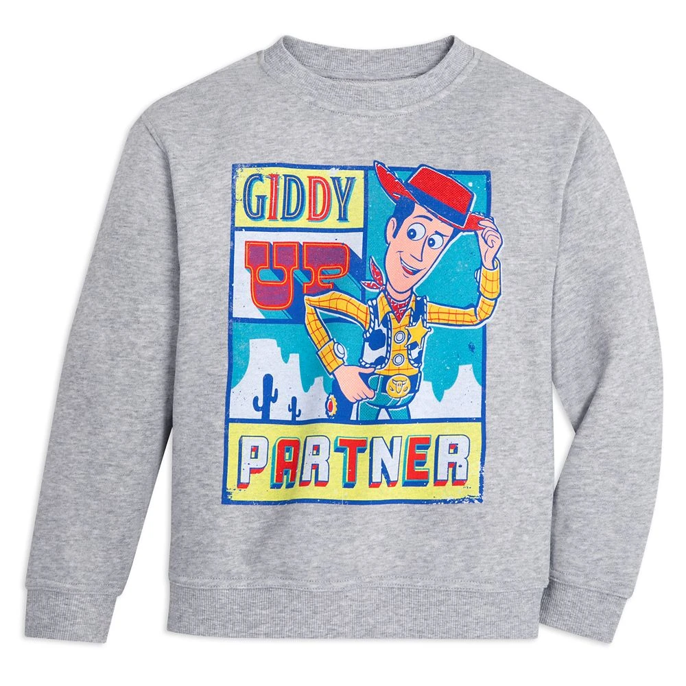Disney Woody Pullover Sweatshirt For Kids – Toy Story 1 Disney Woody Pullover Sweatshirt For Kids – Toy Story