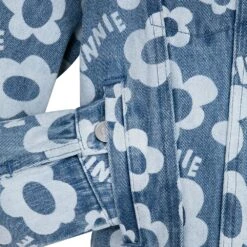 Disney Minnie Mouse Floral Denim Jacket For Girls -Fashion Clothing Store 5004106880229 4