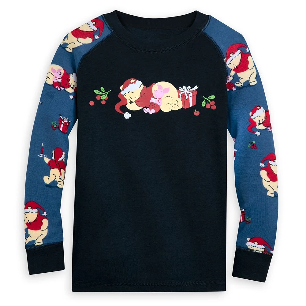 Disney Winnie The Pooh Holiday Family Matching Pajama Set For Kids By Munki Munki 3 Disney Winnie The Pooh Holiday Family Matching Pajama Set For Kids By Munki Munki - Image 3