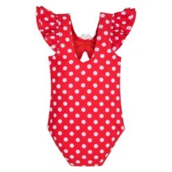 Disney Minnie Mouse Red Polka Dot Swimsuit For Girls 7 Disney Minnie Mouse Red Polka Dot Swimsuit For Girls -Fashion Clothing Store 5006059190189 2