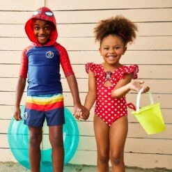 Disney Minnie Mouse Red Polka Dot Swimsuit For Girls 9 Disney Minnie Mouse Red Polka Dot Swimsuit For Girls -Fashion Clothing Store 5006059190189 4