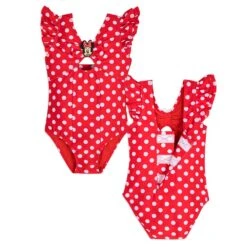 Disney Minnie Mouse Red Swim Collection For Girls -Fashion Clothing Store 5006059190190 3
