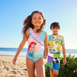 Disney Ariel Swimsuit For Girls – The Little Mermaid 11 Disney Ariel Swimsuit For Girls – The Little Mermaid -Fashion Clothing Store 5006059190291 5
