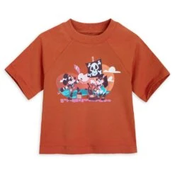 Disney Mickey And Minnie Mouse Semi-Cropped T-Shirt For Kids – Pirates Of The Caribbean