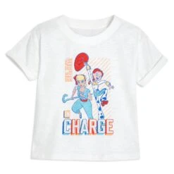 Disney Jessie And Bo Peep Fashion T-Shirt For Girls – Toy Story