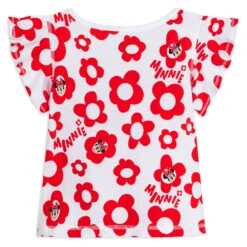 Disney Minnie Mouse Floral T-Shirt For Girls – Sensory Friendly -Fashion Clothing Store 5007106030224 2