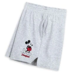 Mickey Mouse Standing Family Matching Shorts For Women – Disneyland – Gray -Fashion Clothing Store 5100057390227 2