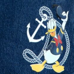 Disney Donald Duck Denim Shorts For Women – 90th Anniversary -Fashion Clothing Store 5100057750275 5