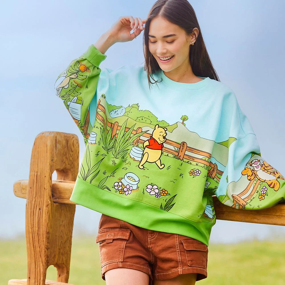 Disney Winnie The Pooh And Pals Pullover Sweatshirt For Women 2 Disney Winnie The Pooh And Pals Pullover Sweatshirt For Women - Image 2