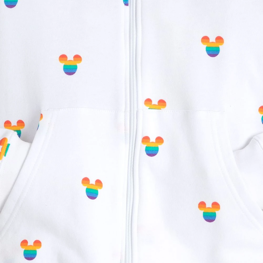 Mickey Mouse Icon Zip Hoodie For Women – Disney Pride Collection 5 Mickey Mouse Icon Zip Hoodie For Women – Disney Pride Collection - Image 5