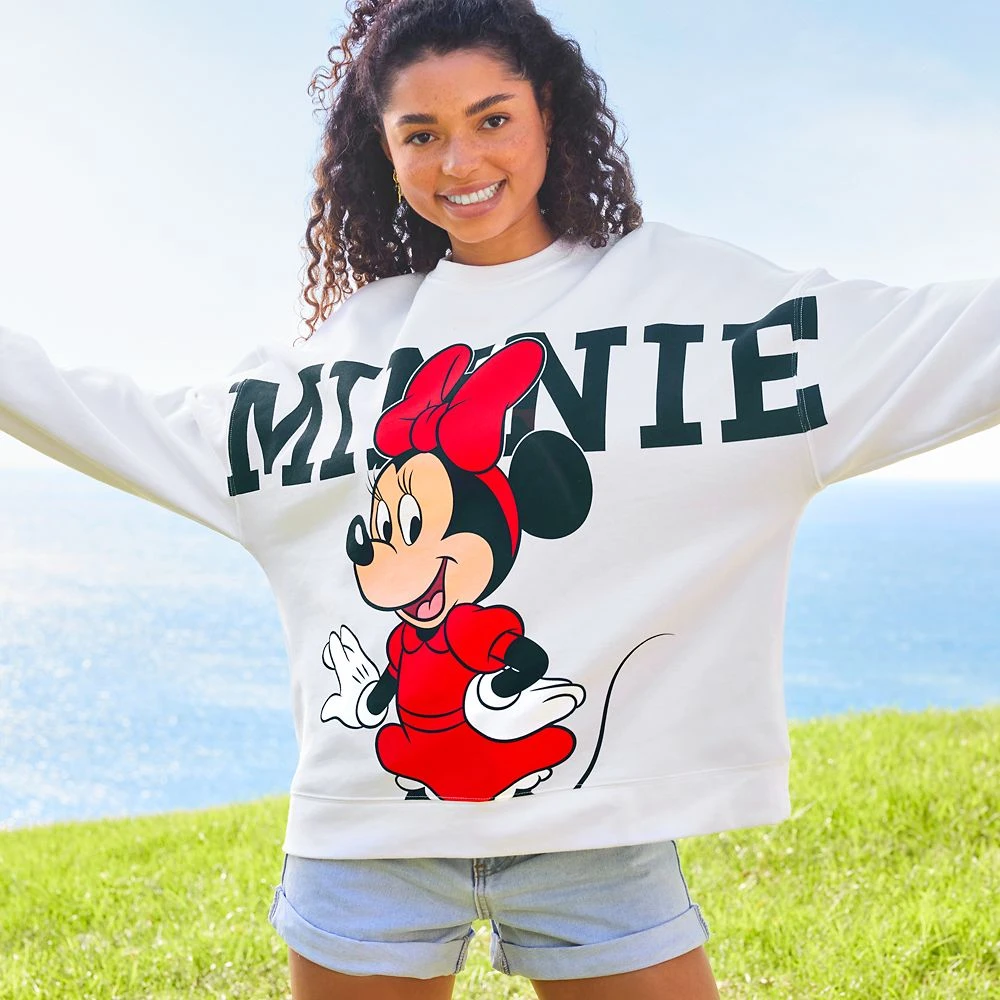 Disney Minnie Mouse Back To Front Pullover Sweatshirt For Women 2 Disney Minnie Mouse Back To Front Pullover Sweatshirt For Women - Image 2