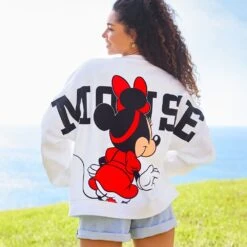 Disney Minnie Mouse Back To Front Pullover Sweatshirt For Women 9 Disney Minnie Mouse Back To Front Pullover Sweatshirt For Women -Fashion Clothing Store 5102106030189 4