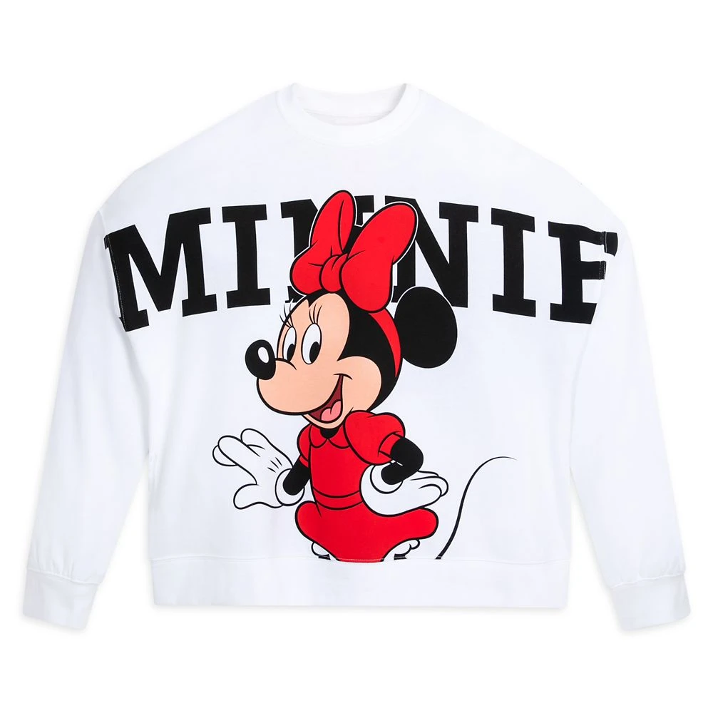 Disney Minnie Mouse Back To Front Pullover Sweatshirt For Women 1 Disney Minnie Mouse Back To Front Pullover Sweatshirt For Women