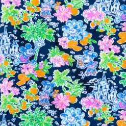 Mickey And Minnie Mouse Zip Jacket For Women By Lilly Pulitzer – Disney Parks -Fashion Clothing Store 5102107140125 4