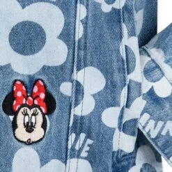 Disney Minnie Mouse Floral Denim Jacket For Women -Fashion Clothing Store 5103106880220 3