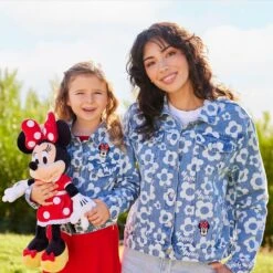 Disney Minnie Mouse Floral Denim Jacket For Women -Fashion Clothing Store 5103106880220 6
