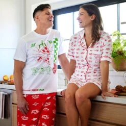 Disney Pizza Planet Short Sleep Set For Women – Toy Story -Fashion Clothing Store 5104057390016 5