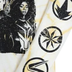Disney The Marvels Long Sleeve Tie-Dye T-Shirt For Women -Fashion Clothing Store 5106048004967 3