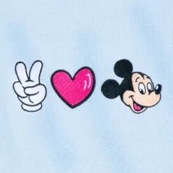 Disney Mickey Mouse ''Peace, Love, Mickey'' T-Shirt For Women 8 Disney Mickey Mouse ''Peace, Love, Mickey'' T-Shirt For Women -Fashion Clothing Store 5106057430350 3