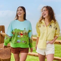 Disney Winnie The Pooh Long Sleeve Oxford Shirt For Women -Fashion Clothing Store 5106106880233 7