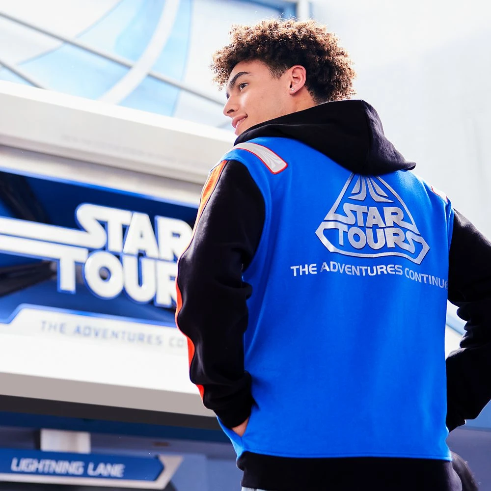 Disney Star Tours Fashion Zip Hoodie For Adults 2 Disney Star Tours Fashion Zip Hoodie For Adults - Image 2