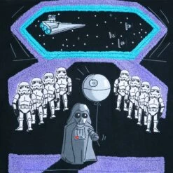 Disney Star Wars Artist Series Varsity Jacket For Adults By Will Gay -Fashion Clothing Store 5202107020249 6