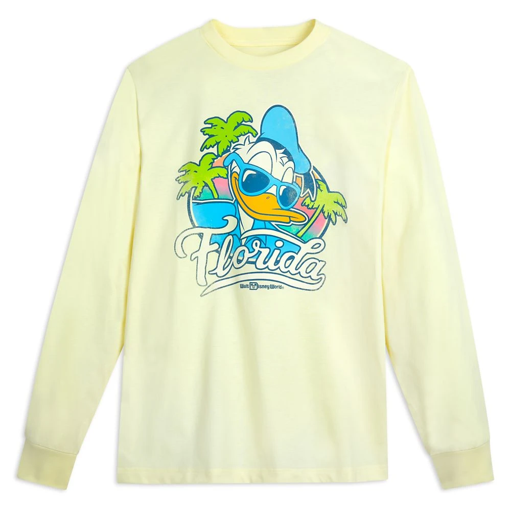 Donald Duck Florida Long Sleeve T-Shirt For Adults – Walt Disney World 1 Donald Duck Florida Long Sleeve T-Shirt For Adults – Walt Disney World