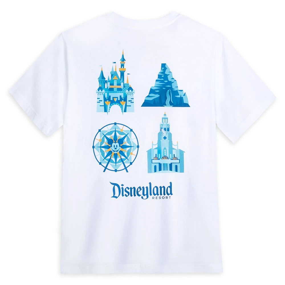 Disneyland Icons T-Shirt For Adults 2 Disneyland Icons T-Shirt For Adults - Image 2